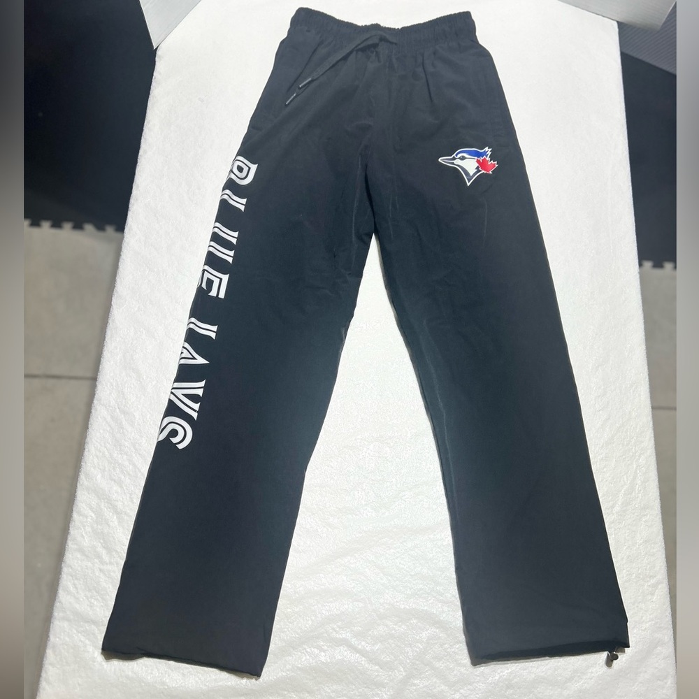 Blue Jay Kids Black Joggers with Logo